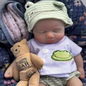 🆕12Inch Full Body Silicone Reborn Baby Dolls Newborn Boy Doll with Clothes